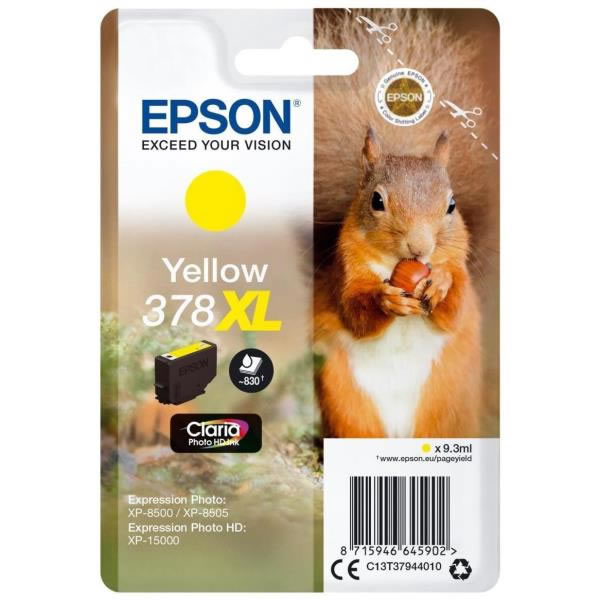 Epson ARDILLA AMARILLO 378 XL